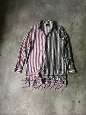 Loewe Paula’s striped shirt button up red blue white